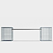 Gabiona Gabionenbank (205 x 40 x 60 cm, Maschenbreite: 5 cm, Maschenhöhe: 5 cm) | BAUHAUS