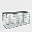 Gabiona Gabionenbank (105 x 50 x 50 cm, Maschenbreite: 5 cm, Maschenhöhe: 10 cm) | BAUHAUS