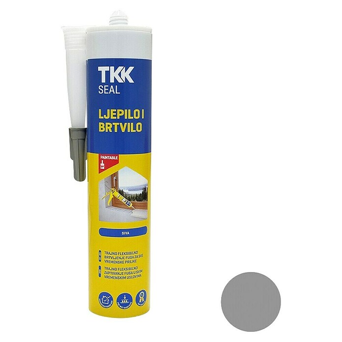Građevinsko ljepilo i brtvilo  (300 ml, Siva) | BAUHAUS