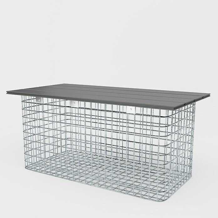 Gabiona Gabionenbank (102 x 52 x 50 cm, Maschenbreite: 5 cm, Maschenhöhe: 5 cm) | BAUHAUS