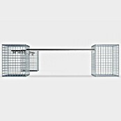 Gabiona Gabionenbank 3er (205 x 40 x 60 cm, Maschenbreite: 5 cm) | BAUHAUS