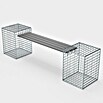 Gabiona Gabionenbank (205 x 40 x 60 cm, Maschenbreite: 5 cm, Maschenhöhe: 5 cm) | BAUHAUS