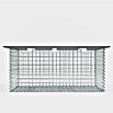 Gabiona Gabionenbank (105 x 50 x 50 cm, Maschenbreite: 5 cm, Maschenhöhe: 5 cm) | BAUHAUS