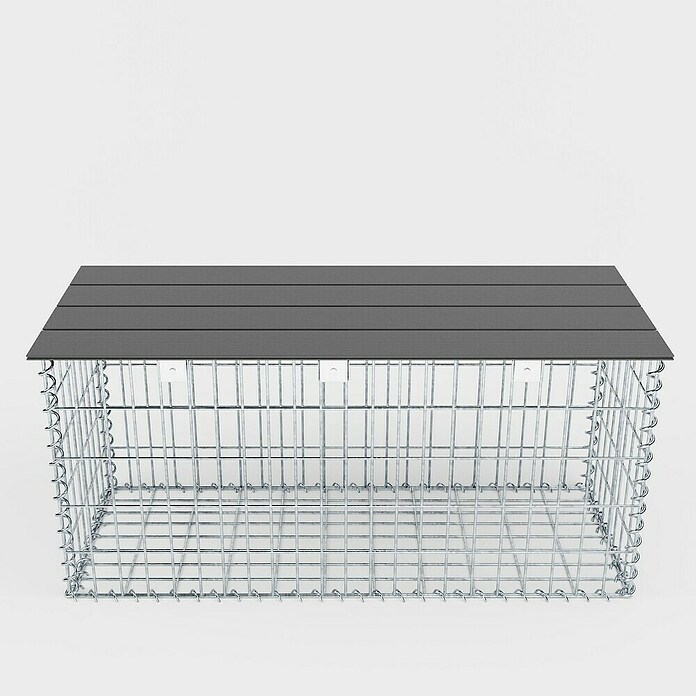 Gabiona Gabionenbank (105 x 50 x 50 cm, Maschenbreite: 5 cm, Maschenhöhe: 10 cm) | BAUHAUS