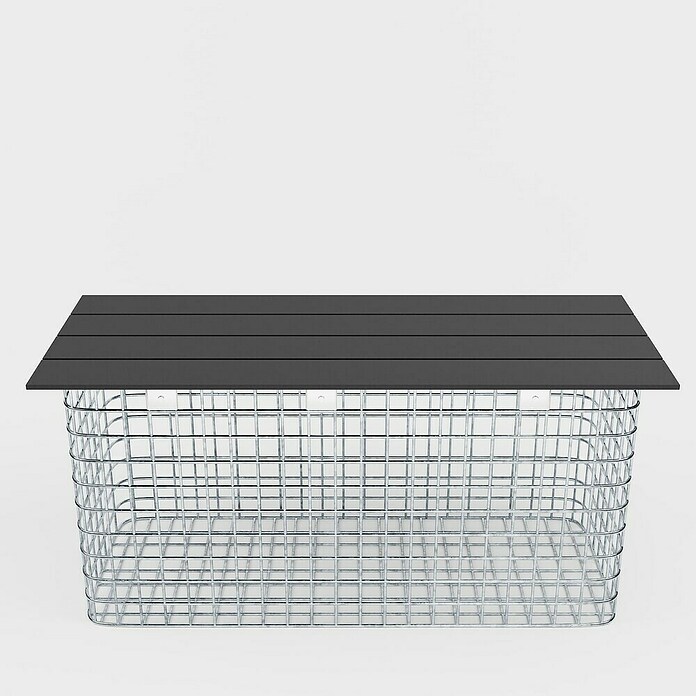 Gabiona Gabionenbank (102 x 42 x 50 cm, Maschenbreite: 5 cm, Maschenhöhe: 5 cm) | BAUHAUS