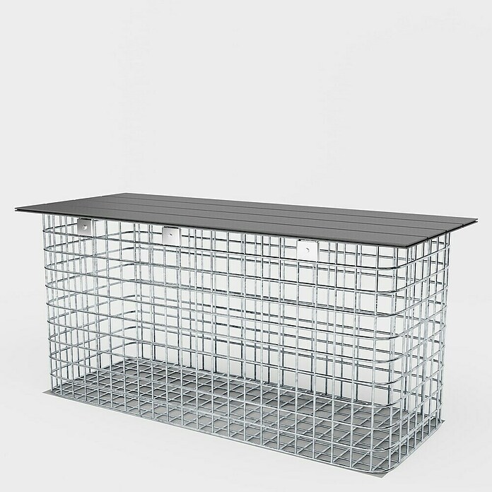 Gabiona Gabionenbank (102 x 42 x 50 cm, Maschenbreite: 5 cm, Maschenhöhe: 5 cm) | BAUHAUS