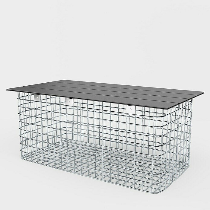 Gabiona Gabionenbank (102 x 52 x 45 cm, Maschenbreite: 5 cm, Maschenhöhe: 5 cm) | BAUHAUS
