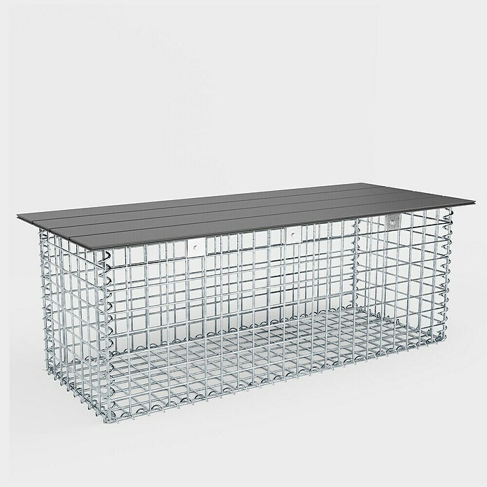 Gabiona Gabionenbank (105 x 40 x 50 cm, Maschenbreite: 5 cm, Maschenhöhe: 5 cm) | BAUHAUS