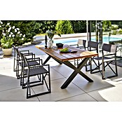 Sunfun Maja Vrtna stolica (Š x D x V: 55 x 53 x 85 cm, Antracit, Preklopno)