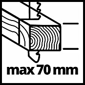 Einhell Akku-Stichsäge TC-JS 18/70 Li (18 V, 1 Akku, 2,5 Ah, Leerlaufdrehzahl: 0 U/min - 2,7 U/min) | BAUHAUS