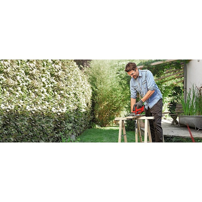 Einhell Akku-Stichsäge TC-JS 18/70 Li (18 V, 1 Akku, 2,5 Ah, Leerlaufdrehzahl: 0 U/min - 2,7 U/min) | BAUHAUS