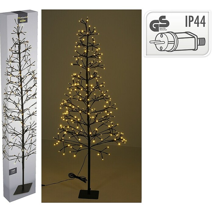 Led-kerstboom (150 cm, 160 st., Lichtkleur: Warm wit, Op netstroom) | BAUHAUS