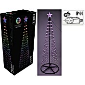 Decoratieve led-kerstverlichting Spiraalboom (Zwart, Op netstroom, Aantal lichtbronnen: 300 st., Hoogte: 300 cm) | BAUHAUS