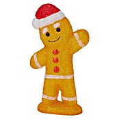 Led-kerstfiguur Peperkoekman/vrouw (Bruin, Werkt op batterijen) | BAUHAUS