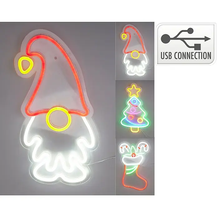Ulalaza LED Neon Sign Night Light for Wall Décor, USB Powered, Model
