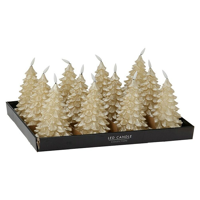 Led-kerstkaarsen (Goud, Lichtkleur: Warm wit) | BAUHAUS