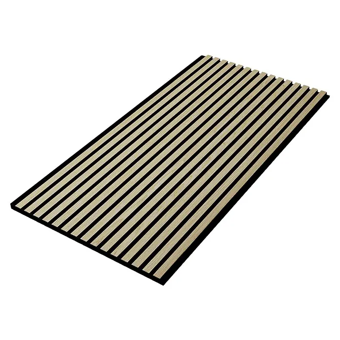 Sonido Akustikpaneel Elements - New Oak Light, L x B x S: 1.200 x 560 x 18 mm - Elegante Akustikpaneele aus Holz für Wand und Decke, die sowohl stilvoll als auch funktional sind. Die Paneele verbessern die Raumakustik.