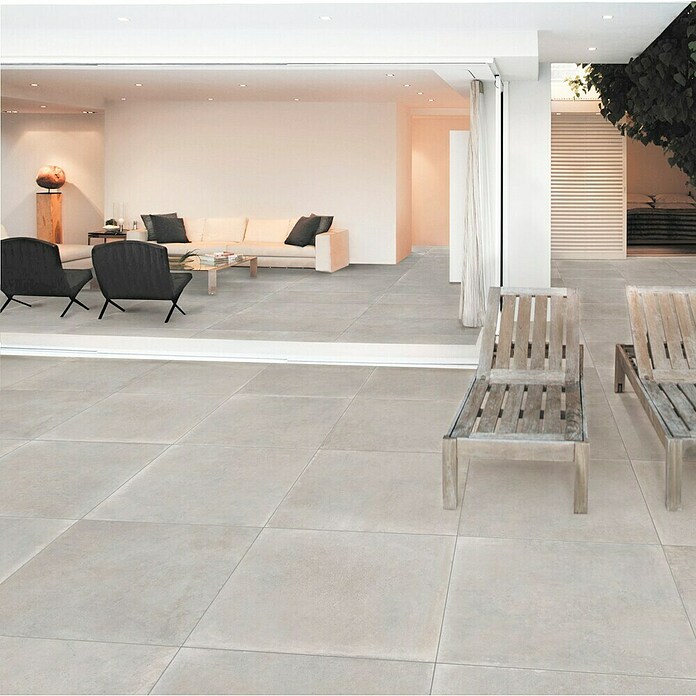 Momastela Feinsteinzeugfliese Alexandria (60 x 60 cm, Grigio) | BAUHAUS