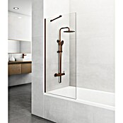 GME Mampara para bañera Screen (An x Al: 85 x 150 cm, Vidrio transparente, Cobre) | BAUHAUS