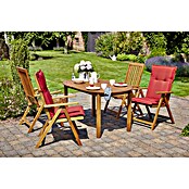 Sunfun Diana Gartenstuhl (L x B x T: 56 x 75,5 x 105 cm, Natur, Klappbar)