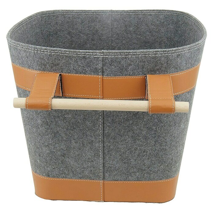 Valo Filzkorb Runa (55 x 40 x 36 mm, Grau) | BAUHAUS