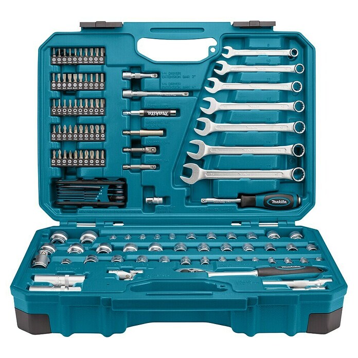 Makita Gereedschapskoffer E-06616 (l x b x h: 13 x 42 x 31,2 cm, 120 -delig) | BAUHAUS