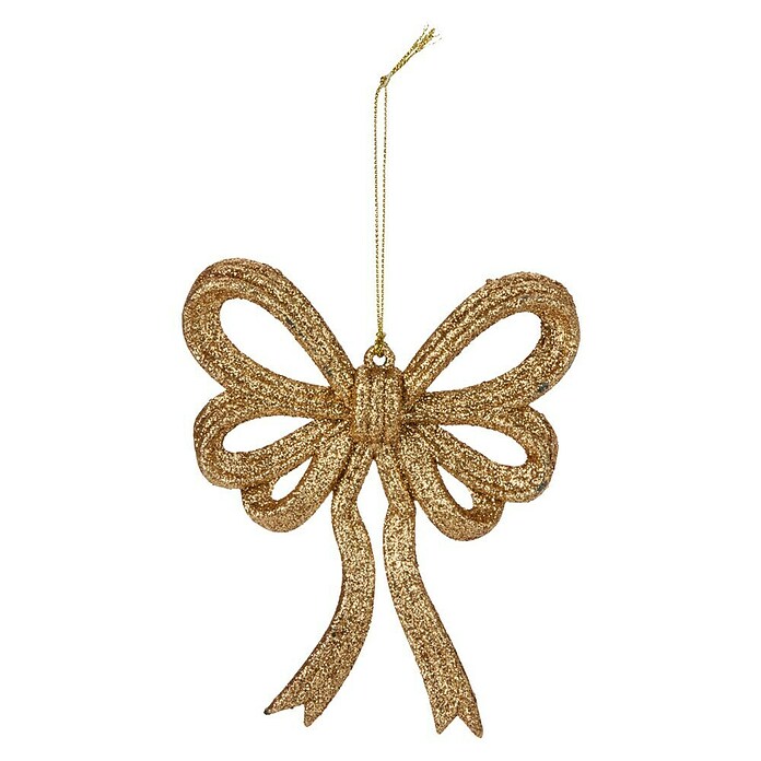 Decoratieve hanger Strikje (1 st., Lengte: 13 cm, Goud, Crème, Amber) | BAUHAUS