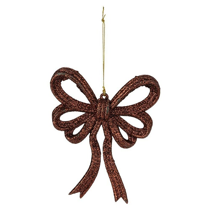 Decoratieve hanger Strikje (1 st., Lengte: 13 cm, Goud, Crème, Amber) | BAUHAUS