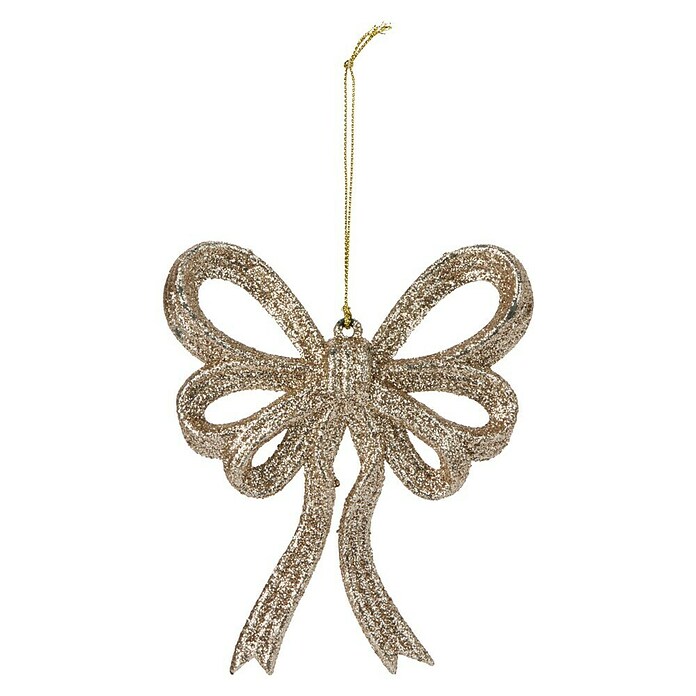 Decoratieve hanger Strikje (1 st., Lengte: 13 cm, Goud, Crème, Amber) | BAUHAUS
