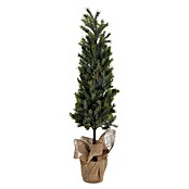 Kunstkerstboom met jute zak (Hoogte: 80 cm, Groen) | BAUHAUS
