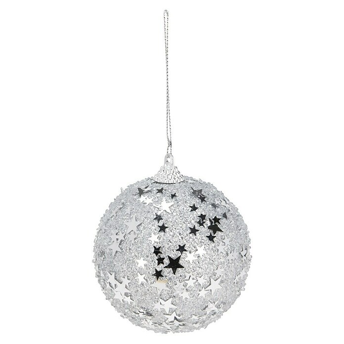 Kerstbal (Zilver, Polystyreen, 1 st.) | BAUHAUS