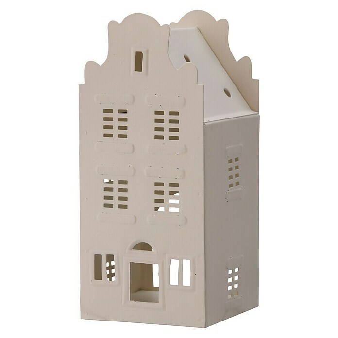 Decoratief huis voor kerstdeco (Hoogte: 17 cm, Wit) | BAUHAUS