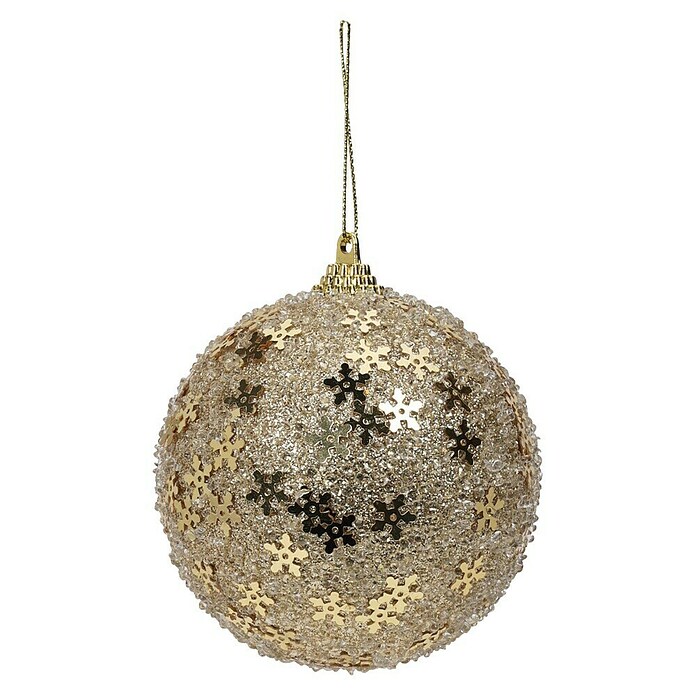 Kerstbal (Goud, Kunststof, Rond, 1 st.) | BAUHAUS