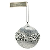 Kerstbal met kralen (Zilver / Amber, Kunststof, 1 st.) | BAUHAUS