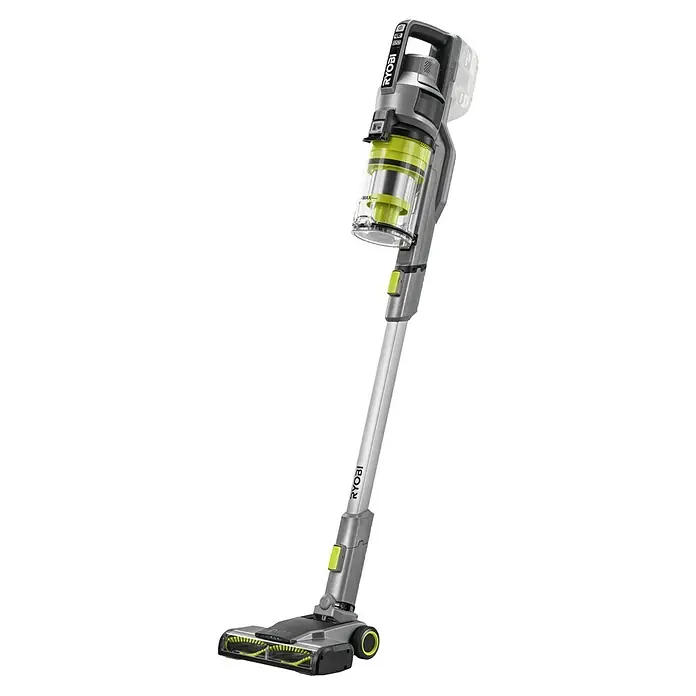 Ryobi ONE+ Akku-Handstaubsauger RSVS18-0 - 18 V, Ohne Akku - Abbildung eines Ryobi Akku-Staubsaugers. Ein kabelloses, leichtes Gerät für die schnelle Reinigung.
