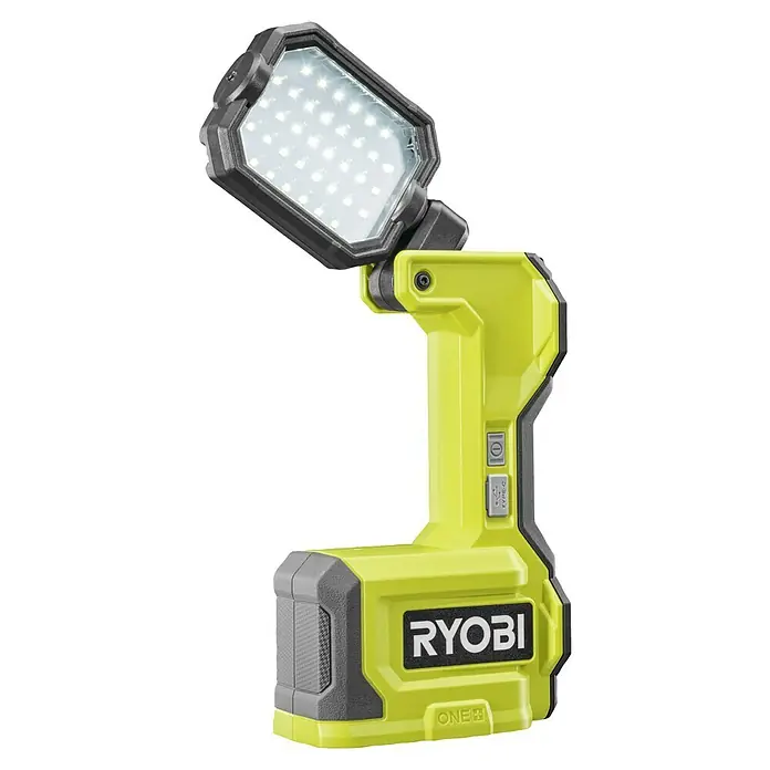 Ryobi ONE+ LED-Arbeitsleuchte RMTL18-0 - 1.500 lm, Ohne Akku - Ryobi ONE+ Akku-LED-Arbeitsleuchte für vielseitige Beleuchtung bei Projekten. Kompakt, robust, ideal für Werkstatt und Baustelle.