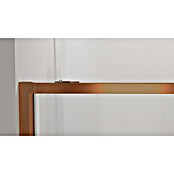 GME Mampara de ducha esquinera Twenty (L x An x Al: 90 x 95 x 195 cm, Vidrio transparente, Cobre) | BAUHAUS
