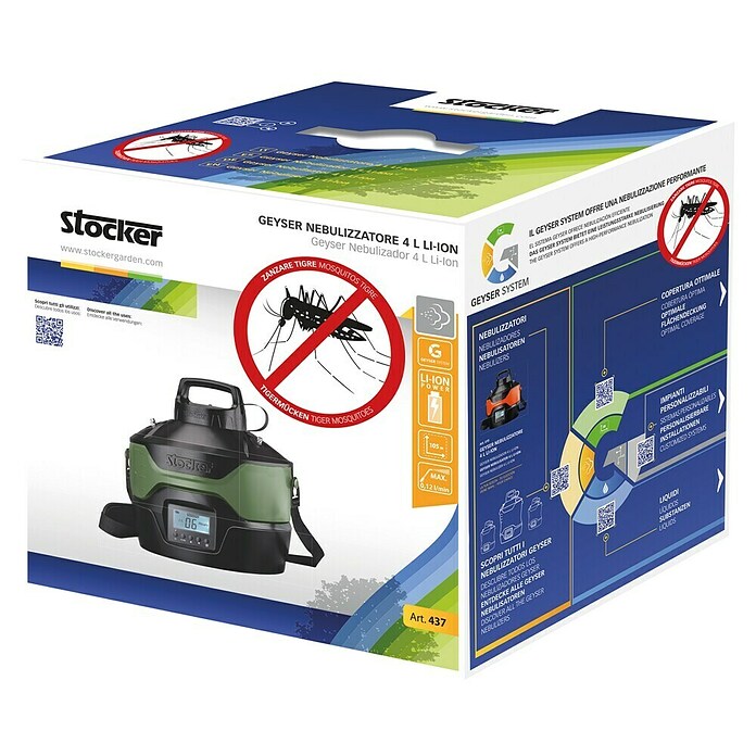 Stocker Geyser Repelente de mosquitos Nebulizador (4 l, 1 batería) | BAUHAUS