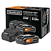 Toolson Batería y cargador Starter Kit (18 V, 2 Ah) | BAUHAUS