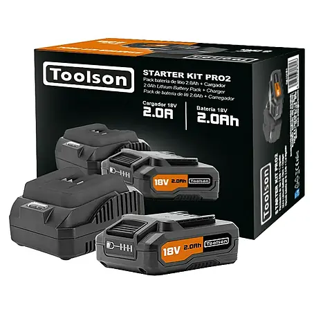Toolson PRO Batería y cargador Starter Kit