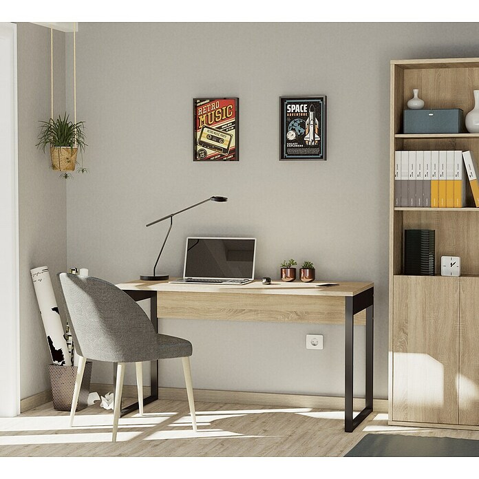 Muebles Pitarch Mesa de escritorio Nexus (L x An x Al: 60 x 135 x 76 cm, Roble Cambrian) | BAUHAUS