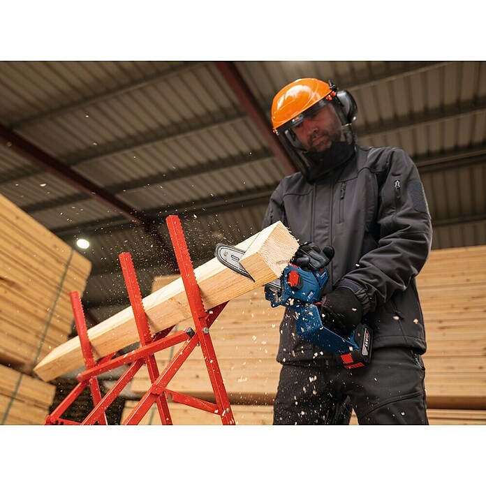Bosch Professional AMPShare 18V Akumulatorska žaga za veje GKE 18V-20  (18 V, Brez baterije, Dolžina meča: 20 cm) | 7371 - Akku-Kettensägen | IAEJ - Kettensägen | IAE - Gartenmotorgeräte | IA - Gartenhartware | I - Stadtgarten | BAUHAUS