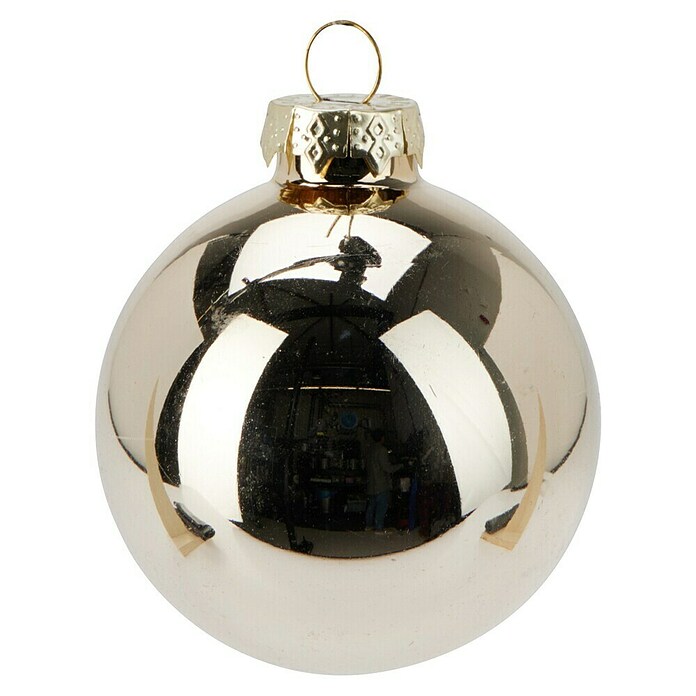 Set kerstballen (Crèmekleur, Glas, 20 st.) | BAUHAUS