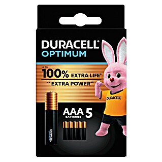 Duracell Alkaline batterij Optimum AAA (Micro AAA, Alkaline, 1,5 V)