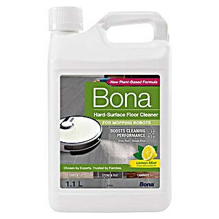 Bona Reinigungsmittel Hartbodenreiniger für Wischroboter (Zitronen&Minze-Duft, 1,1 l, Kanister)