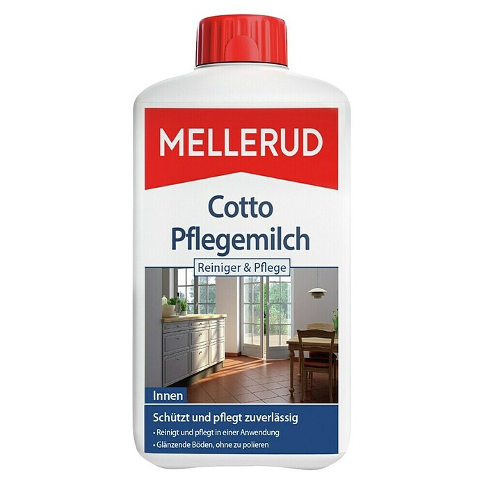 Mellerud Reinigungs- & Pflegemittel Cotto-Pflegemilch (1 l, Flasche)