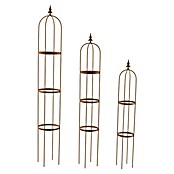 Rankhilfe Obelisk Oscar (Rost, Höhe: 130 cm) | BAUHAUS