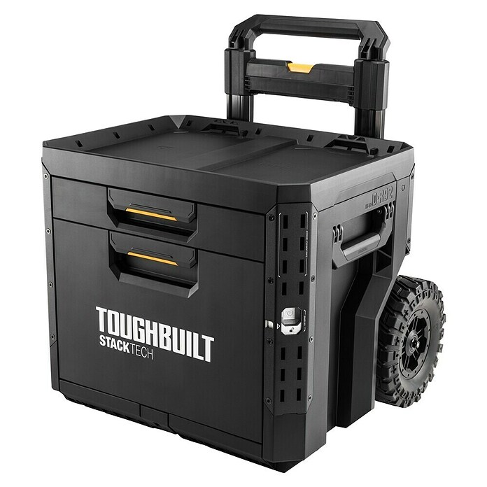 ToughBuilt StackTech Profi-Box met wielen (b x d x h: 52 x 58,5 x 67 cm, Kunststof, Aantal schuifladen: 2 st.) | BAUHAUS
