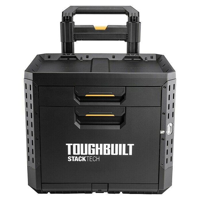 ToughBuilt StackTech Profi-Box met wielen (b x d x h: 52 x 58,5 x 67 cm, Kunststof, Aantal schuifladen: 2 st.) | BAUHAUS
