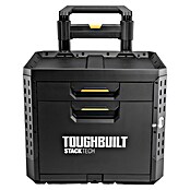 ToughBuilt StackTech Profi-Box met wielen (b x d x h: 52 x 58,5 x 67 cm, Kunststof, Aantal schuifladen: 2 st.) | BAUHAUS